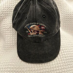 United States of America 250th Anniversary Black Baseball Cap